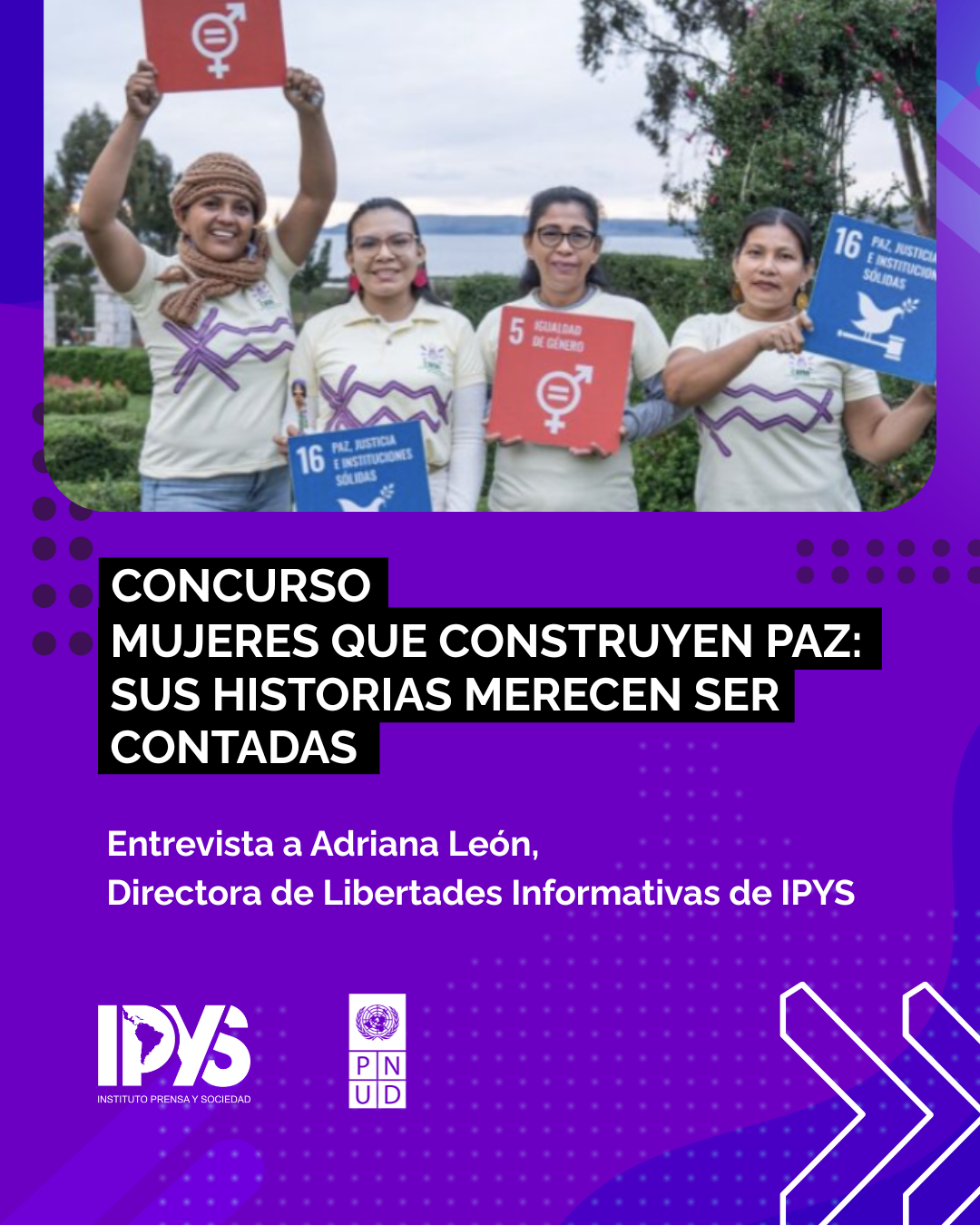  Adriana León: “ Los medios suelen resaltar lo que se está haciendo mal, invisibilizando el trabajo silencioso de lideresas mujeres en la construcción de paz" 